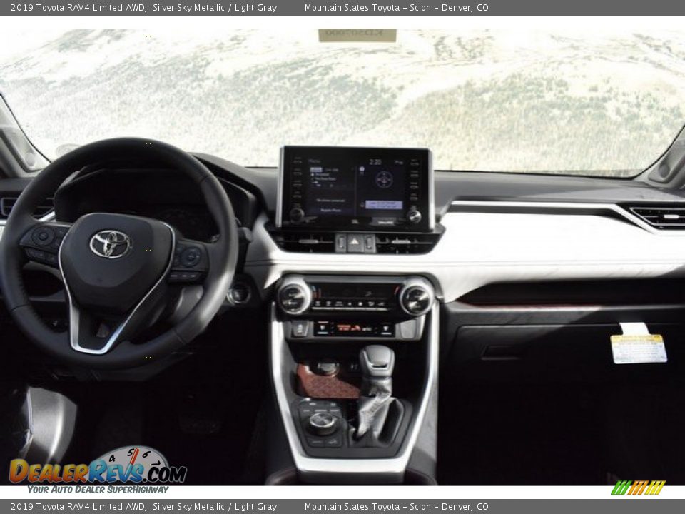 2019 Toyota RAV4 Limited AWD Silver Sky Metallic / Light Gray Photo #8