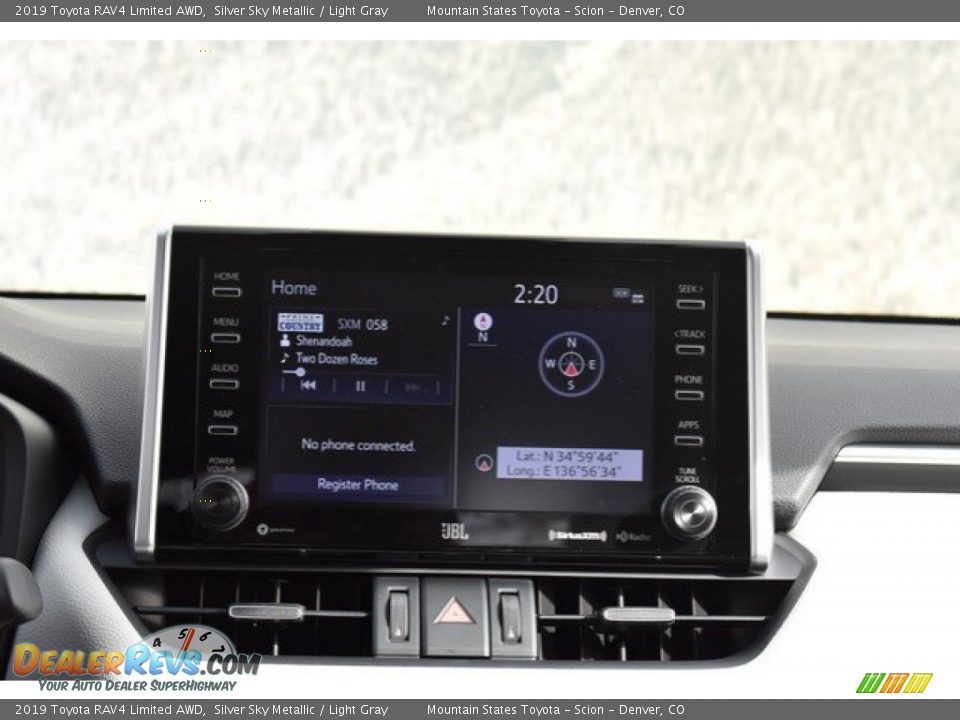 2019 Toyota RAV4 Limited AWD Silver Sky Metallic / Light Gray Photo #10