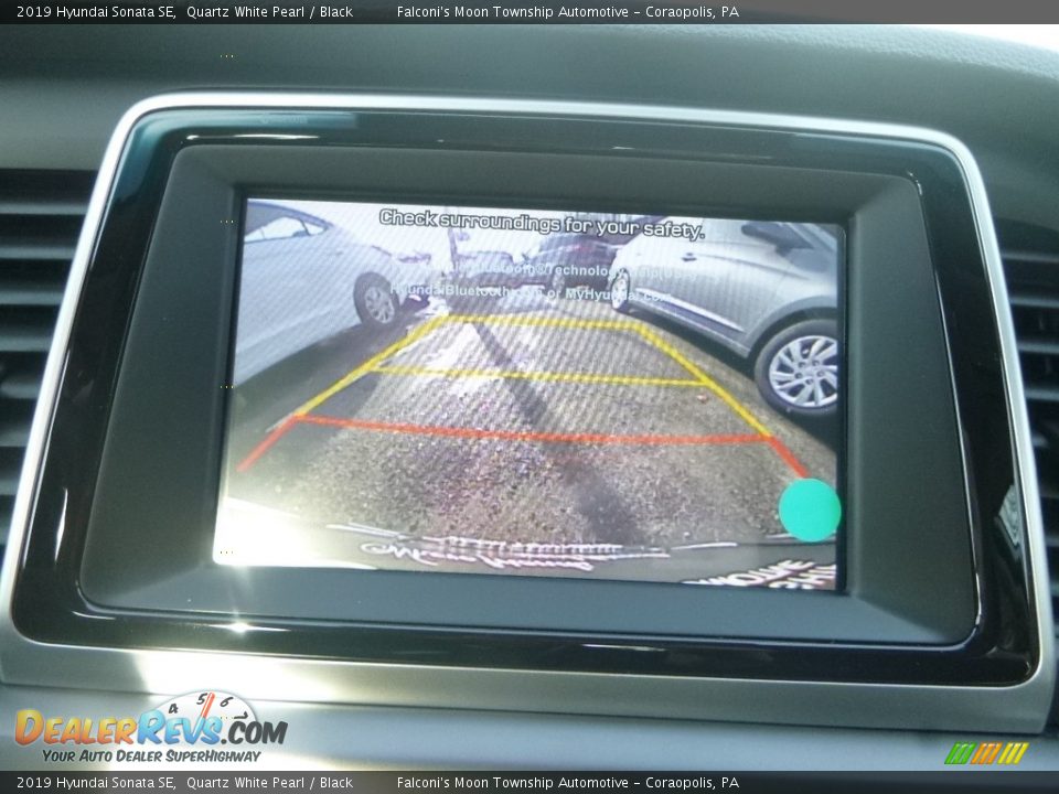 2019 Hyundai Sonata SE Quartz White Pearl / Black Photo #15