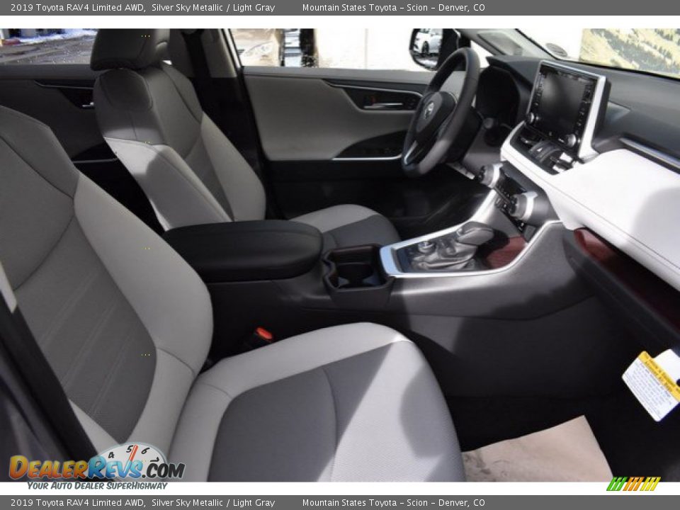 2019 Toyota RAV4 Limited AWD Silver Sky Metallic / Light Gray Photo #12