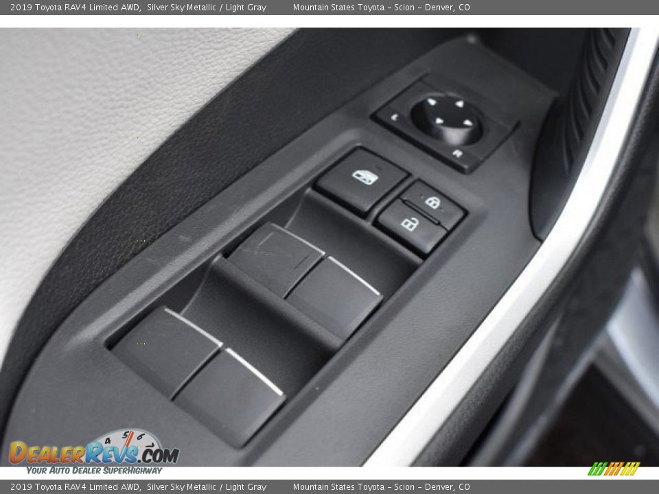 2019 Toyota RAV4 Limited AWD Silver Sky Metallic / Light Gray Photo #24