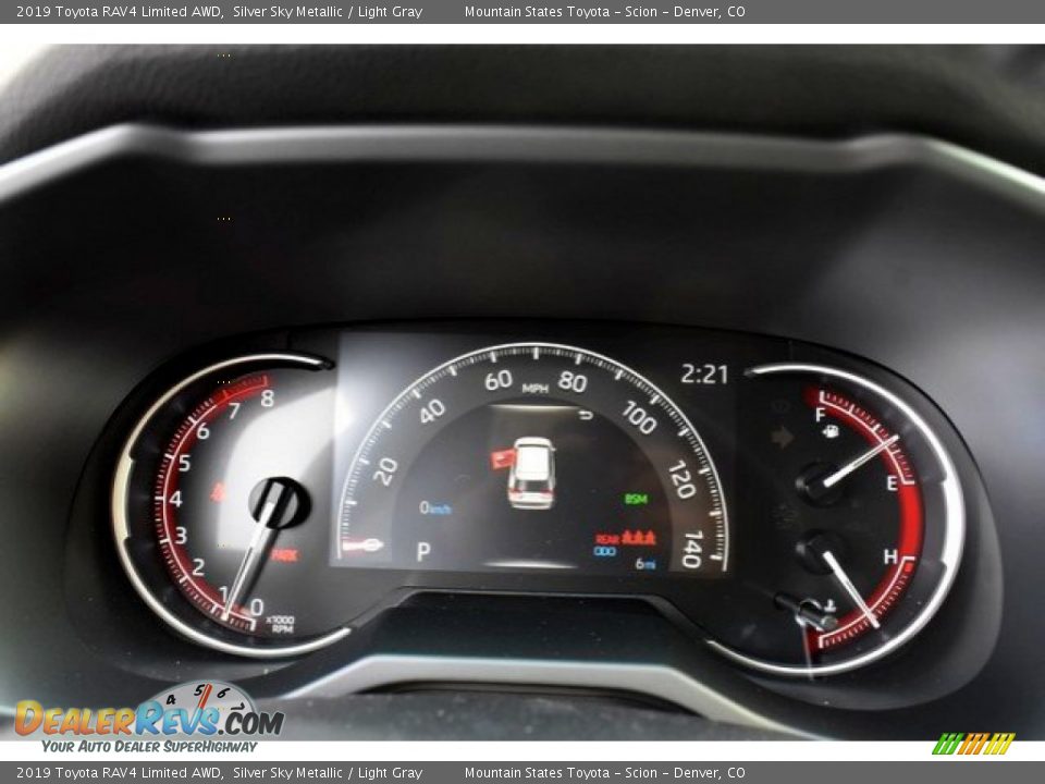 2019 Toyota RAV4 Limited AWD Silver Sky Metallic / Light Gray Photo #29