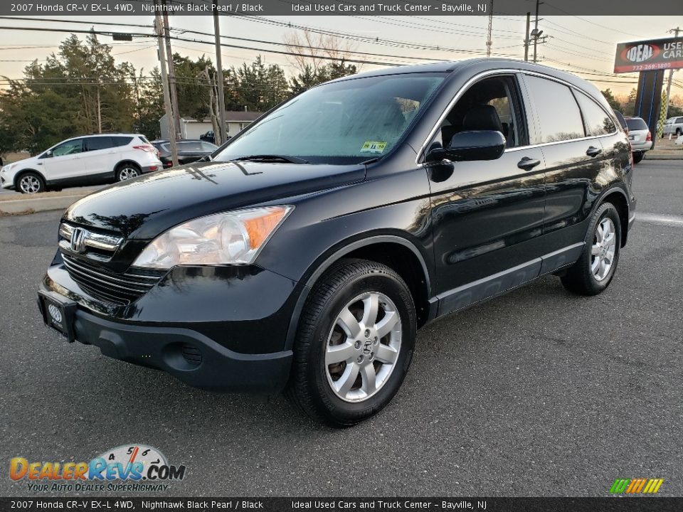 2007 Honda CR-V EX-L 4WD Nighthawk Black Pearl / Black Photo #1
