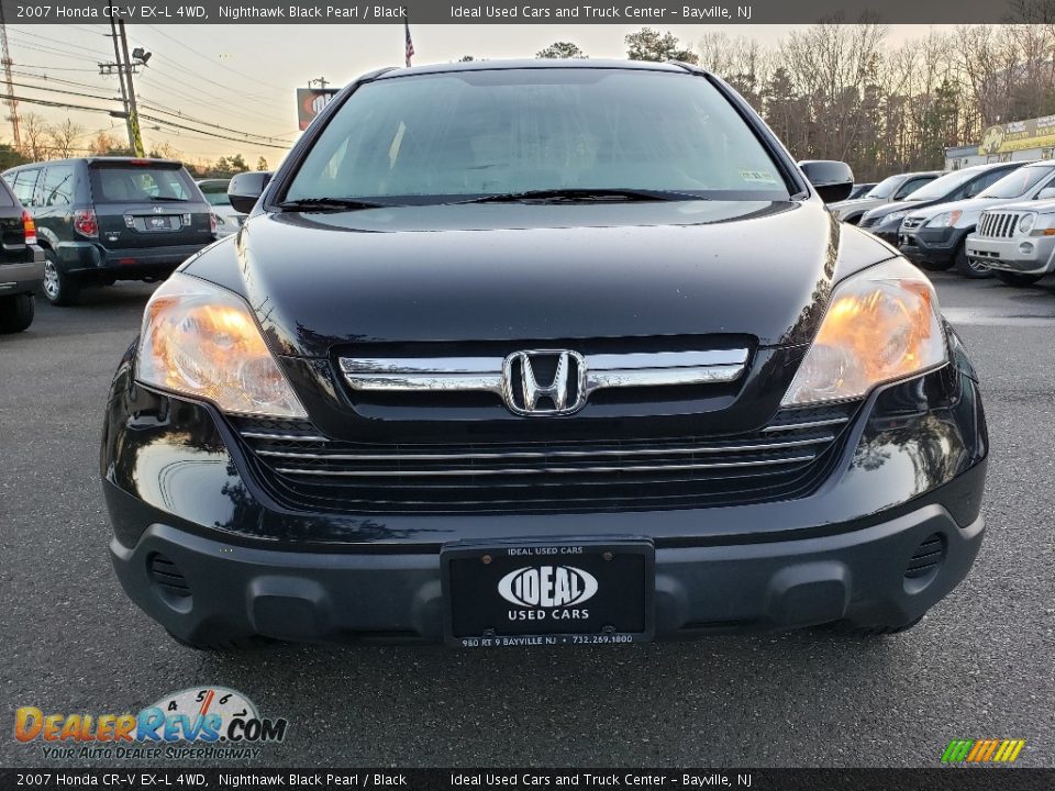 2007 Honda CR-V EX-L 4WD Nighthawk Black Pearl / Black Photo #2