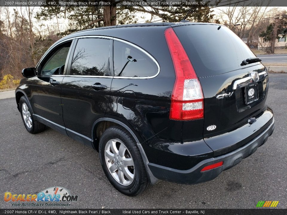 2007 Honda CR-V EX-L 4WD Nighthawk Black Pearl / Black Photo #5