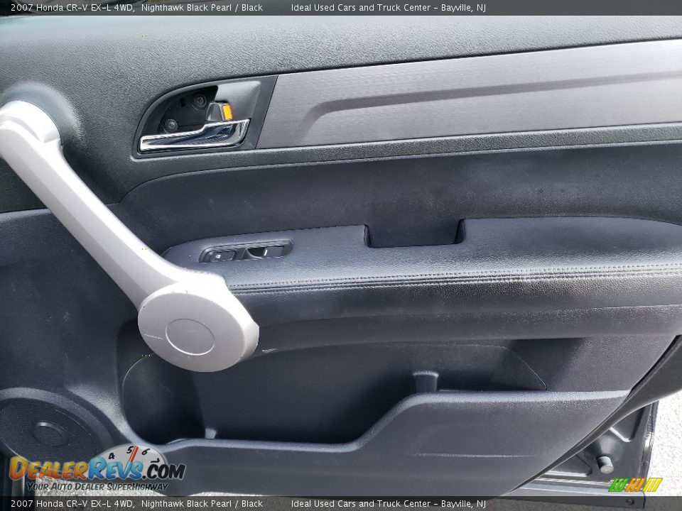 2007 Honda CR-V EX-L 4WD Nighthawk Black Pearl / Black Photo #9