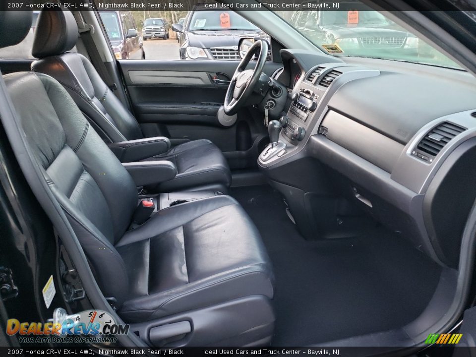 2007 Honda CR-V EX-L 4WD Nighthawk Black Pearl / Black Photo #11