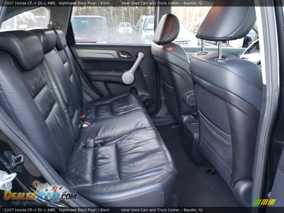 2007 Honda CR-V EX-L 4WD Nighthawk Black Pearl / Black Photo #13