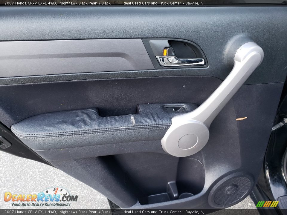 2007 Honda CR-V EX-L 4WD Nighthawk Black Pearl / Black Photo #15