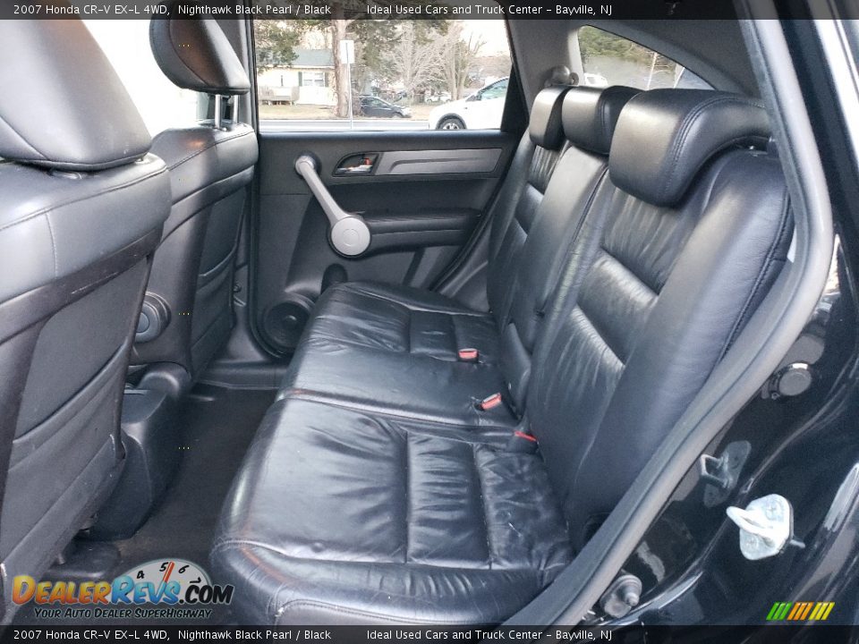 2007 Honda CR-V EX-L 4WD Nighthawk Black Pearl / Black Photo #16