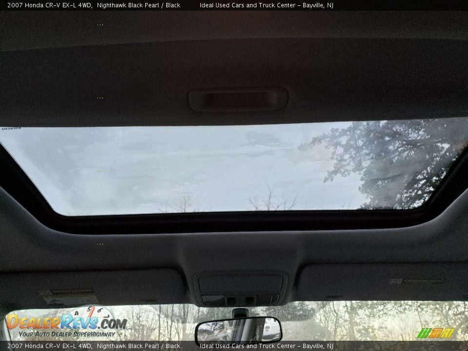 2007 Honda CR-V EX-L 4WD Nighthawk Black Pearl / Black Photo #17