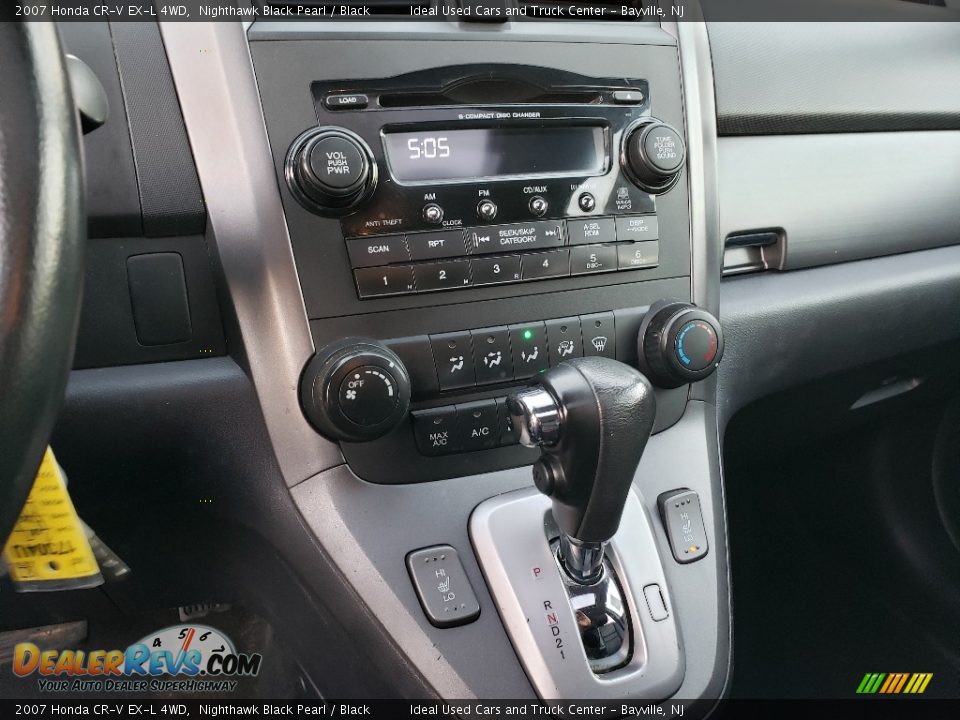 2007 Honda CR-V EX-L 4WD Nighthawk Black Pearl / Black Photo #23