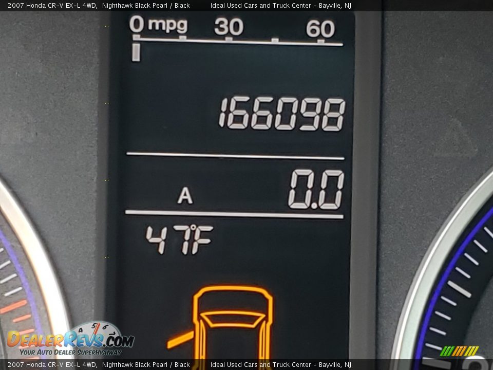 2007 Honda CR-V EX-L 4WD Nighthawk Black Pearl / Black Photo #26