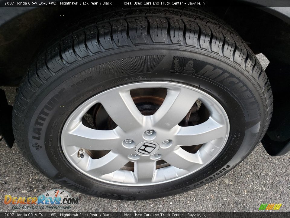 2007 Honda CR-V EX-L 4WD Nighthawk Black Pearl / Black Photo #28