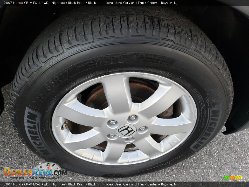 2007 Honda CR-V EX-L 4WD Nighthawk Black Pearl / Black Photo #30