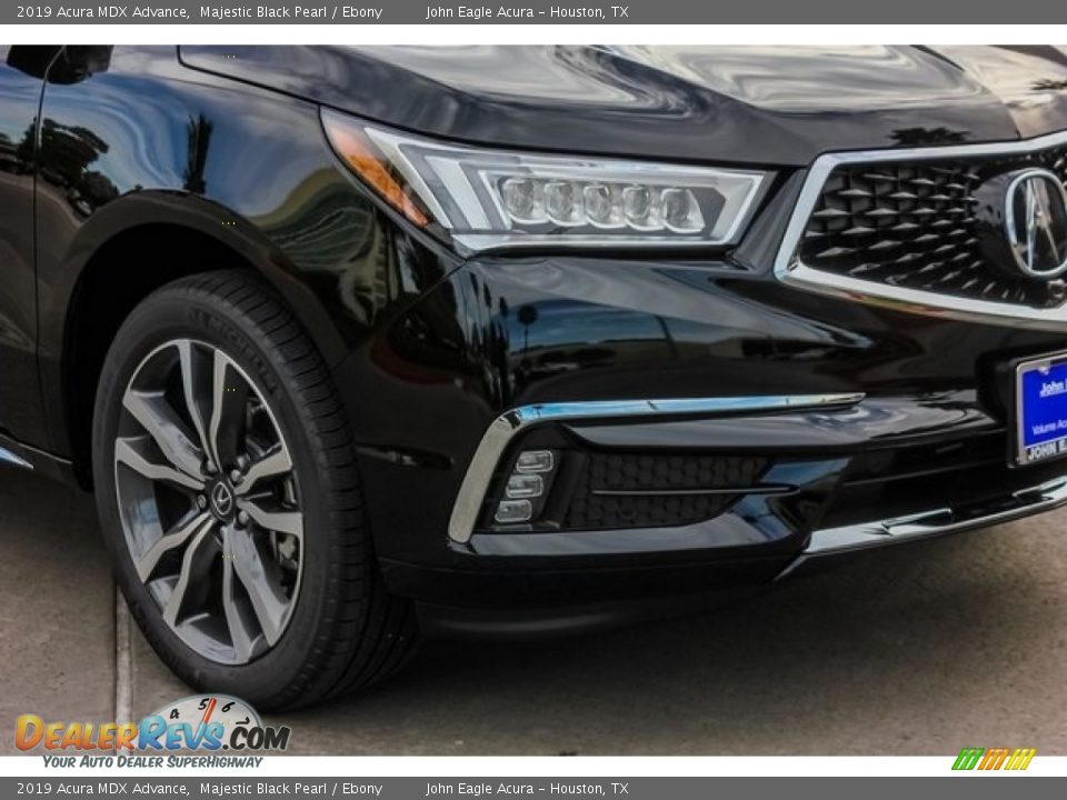 2019 Acura MDX Advance Majestic Black Pearl / Ebony Photo #11