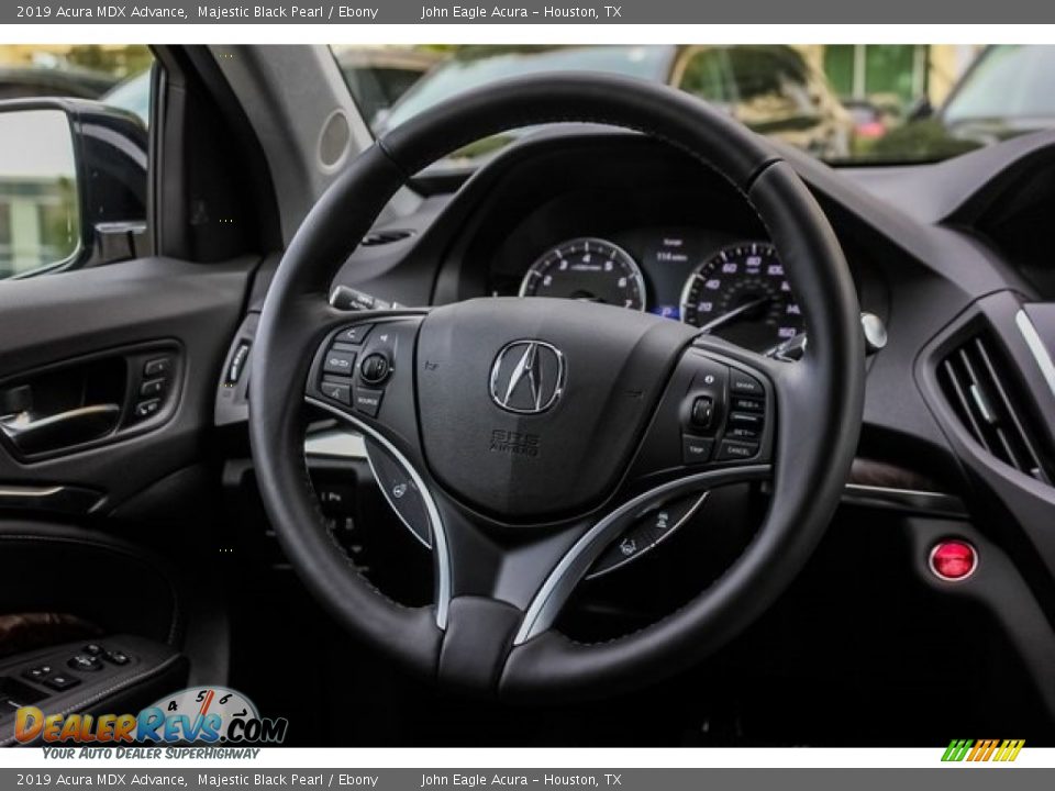 2019 Acura MDX Advance Majestic Black Pearl / Ebony Photo #28