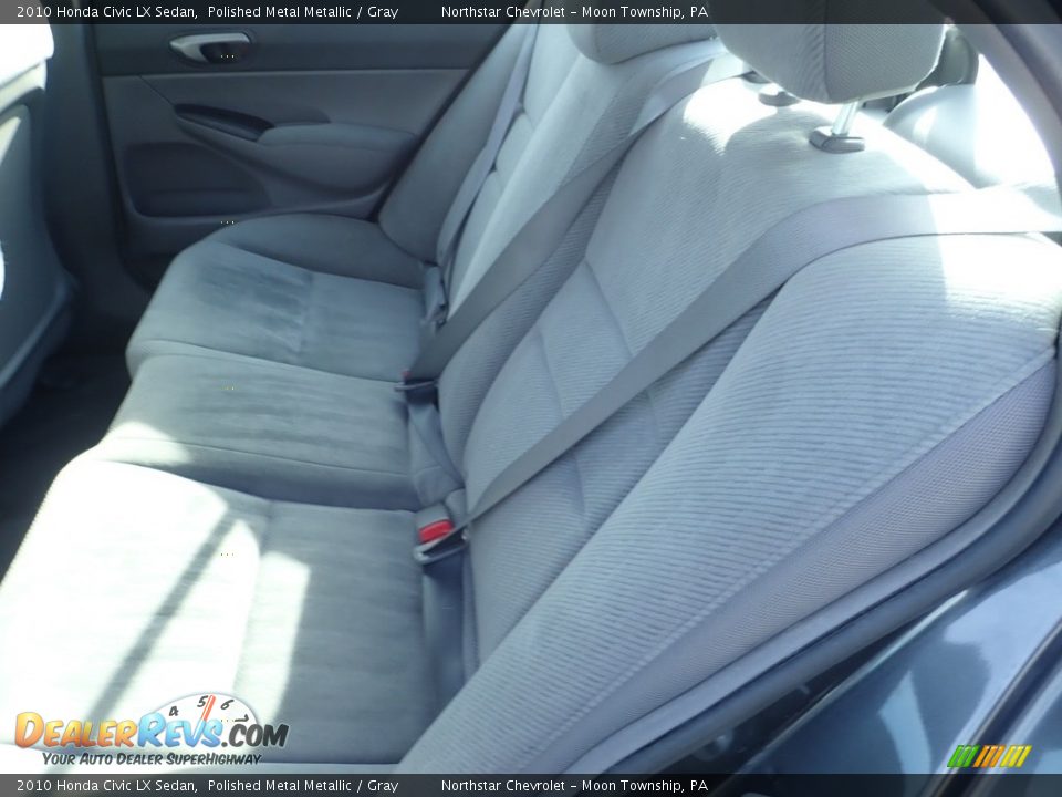 2010 Honda Civic LX Sedan Polished Metal Metallic / Gray Photo #9