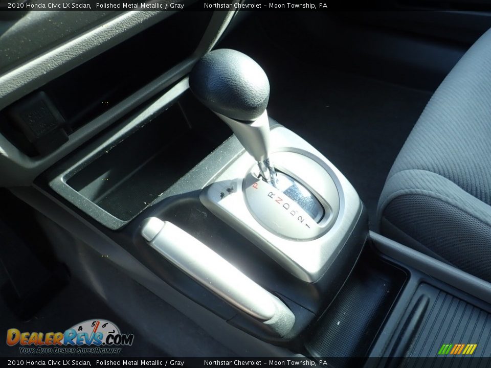 2010 Honda Civic LX Sedan Polished Metal Metallic / Gray Photo #12