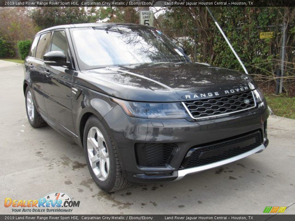 2019 Land Rover Range Rover Sport HSE Carpathian Grey Metallic / Ebony/Ebony Photo #2