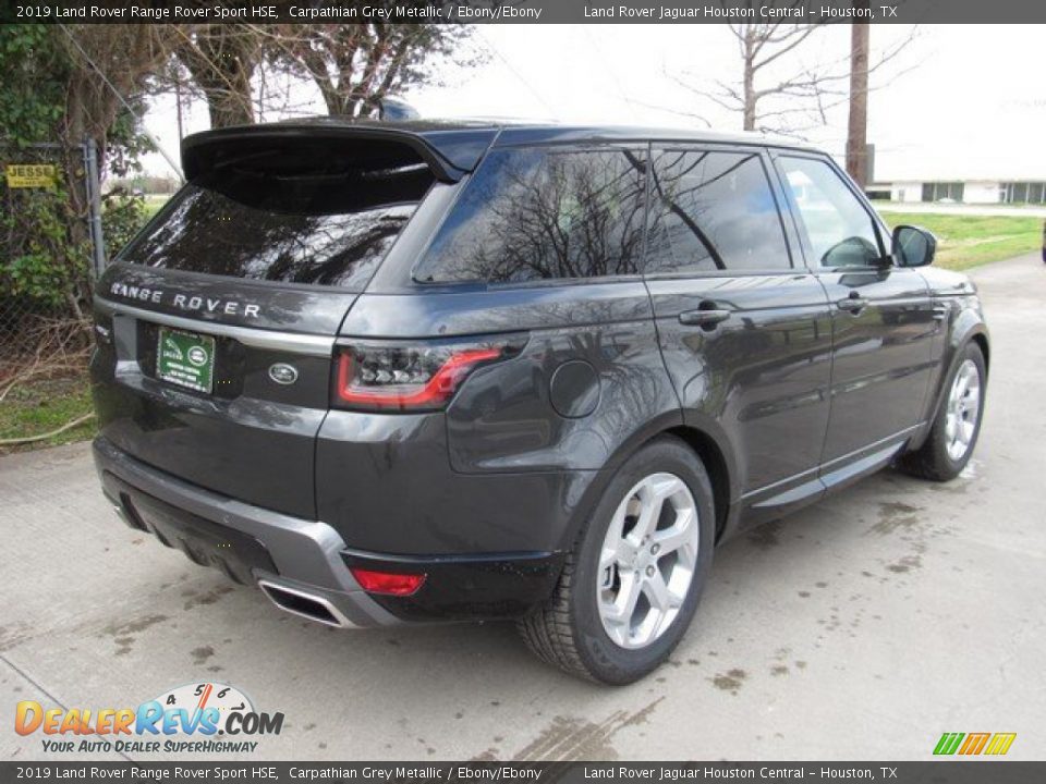 2019 Land Rover Range Rover Sport HSE Carpathian Grey Metallic / Ebony/Ebony Photo #7