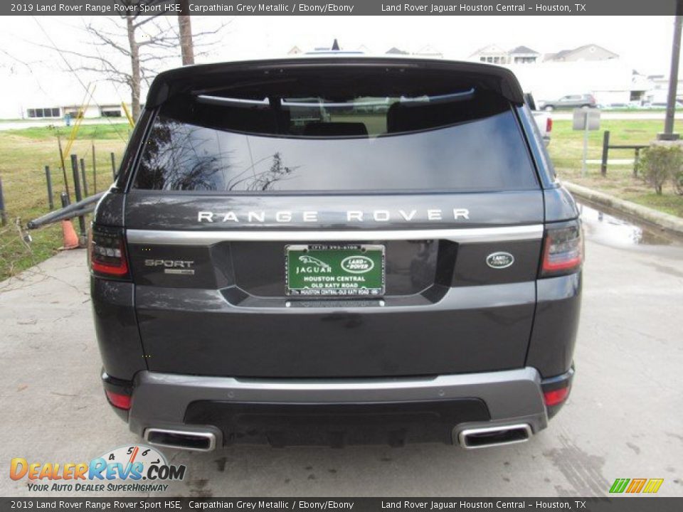 2019 Land Rover Range Rover Sport HSE Carpathian Grey Metallic / Ebony/Ebony Photo #8