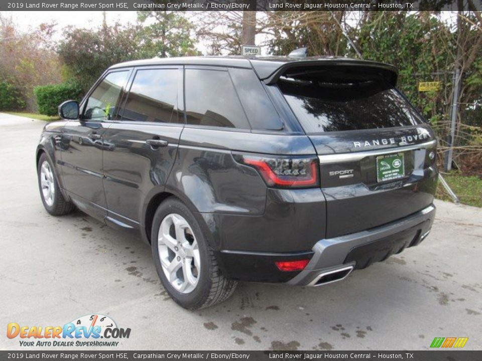 2019 Land Rover Range Rover Sport HSE Carpathian Grey Metallic / Ebony/Ebony Photo #12
