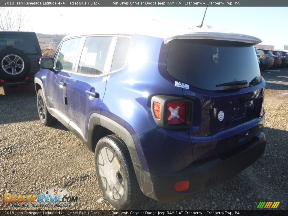 2018 Jeep Renegade Latitude 4x4 Jetset Blue / Black Photo #2