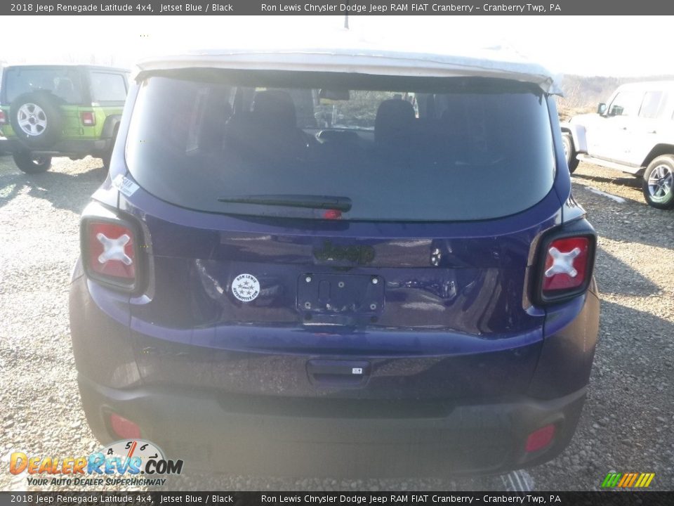 2018 Jeep Renegade Latitude 4x4 Jetset Blue / Black Photo #3