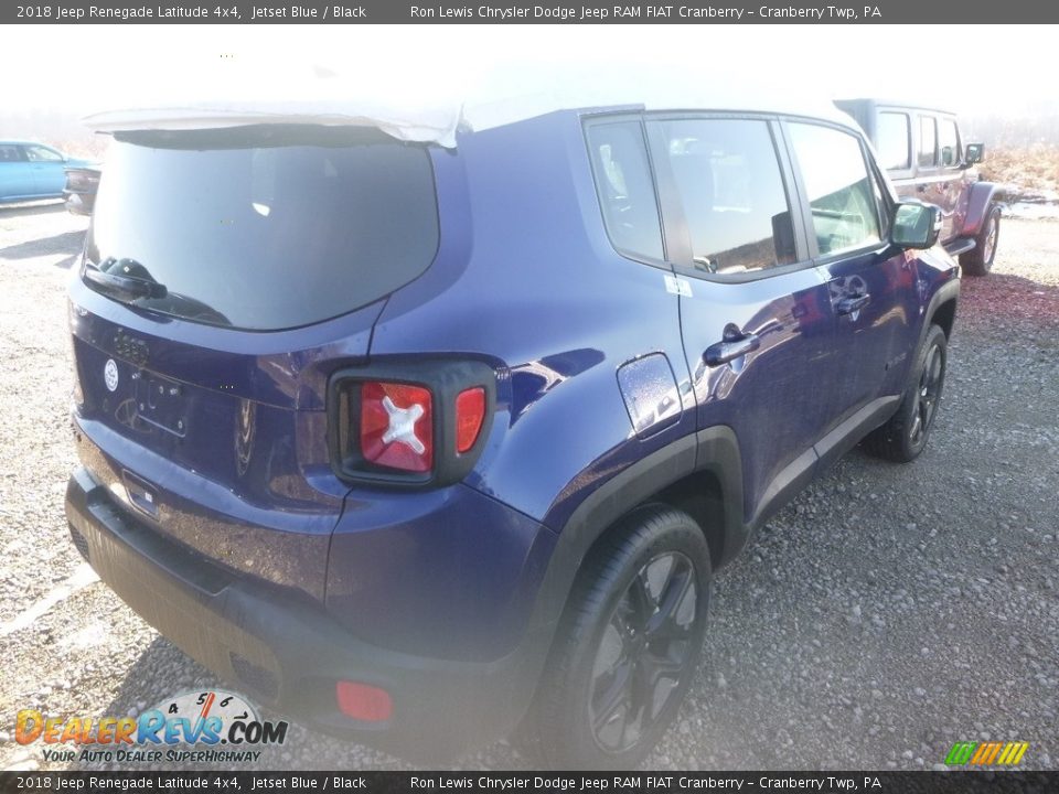 2018 Jeep Renegade Latitude 4x4 Jetset Blue / Black Photo #4