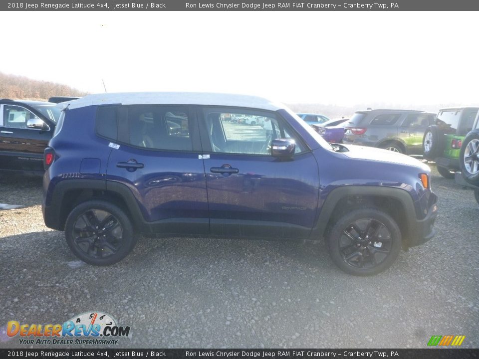 2018 Jeep Renegade Latitude 4x4 Jetset Blue / Black Photo #5