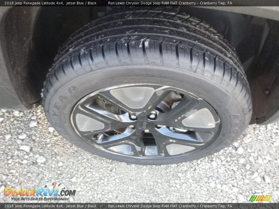 2018 Jeep Renegade Latitude 4x4 Jetset Blue / Black Photo #8