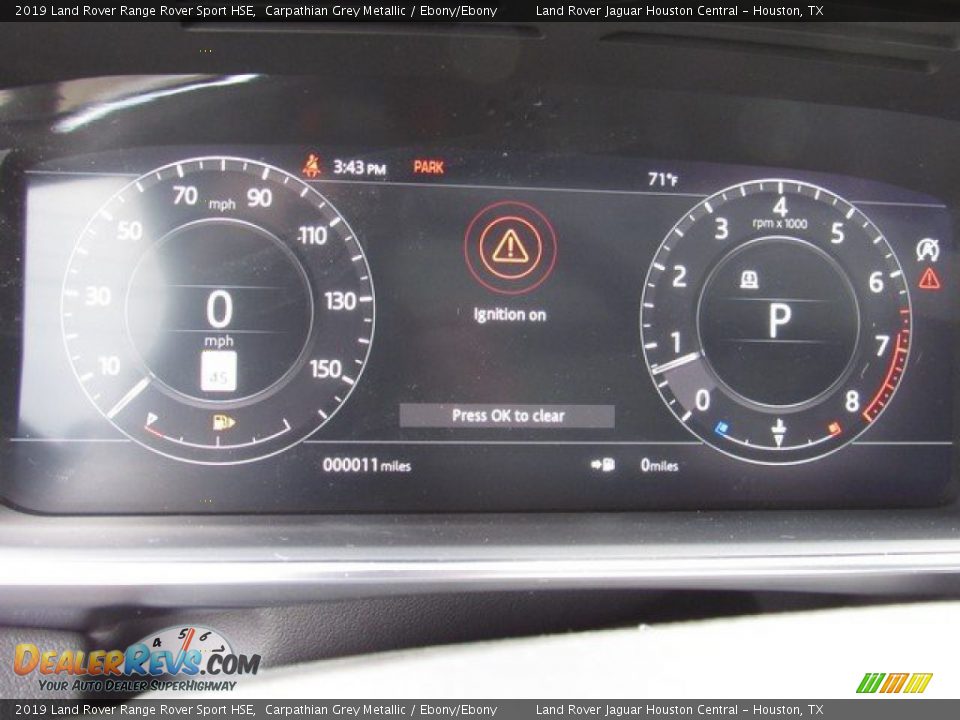 2019 Land Rover Range Rover Sport HSE Carpathian Grey Metallic / Ebony/Ebony Photo #29