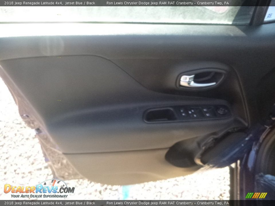 2018 Jeep Renegade Latitude 4x4 Jetset Blue / Black Photo #12