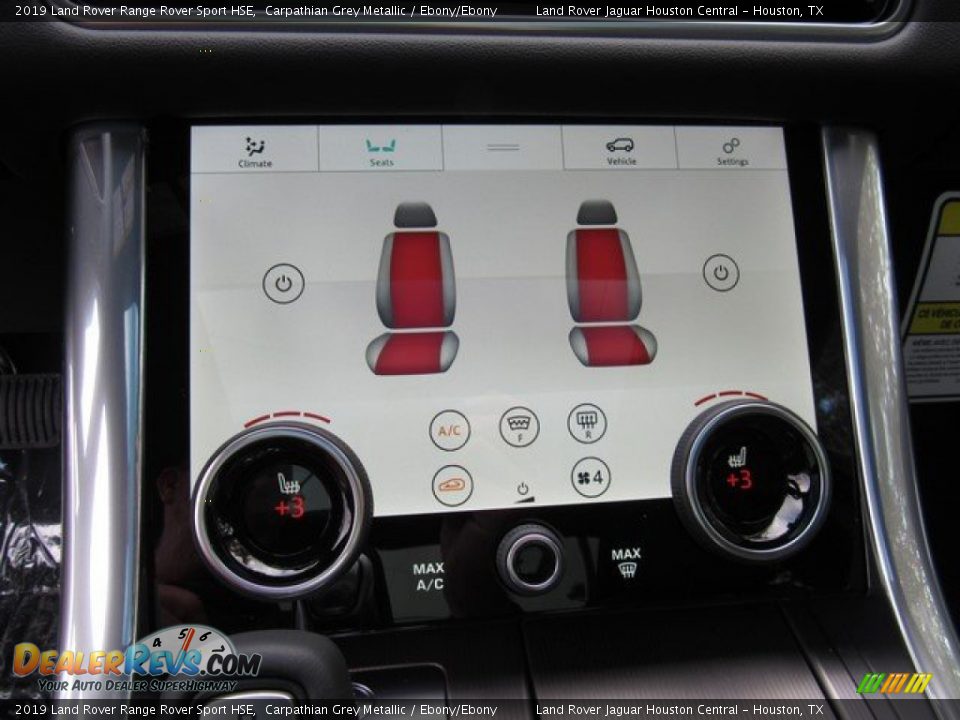 2019 Land Rover Range Rover Sport HSE Carpathian Grey Metallic / Ebony/Ebony Photo #34
