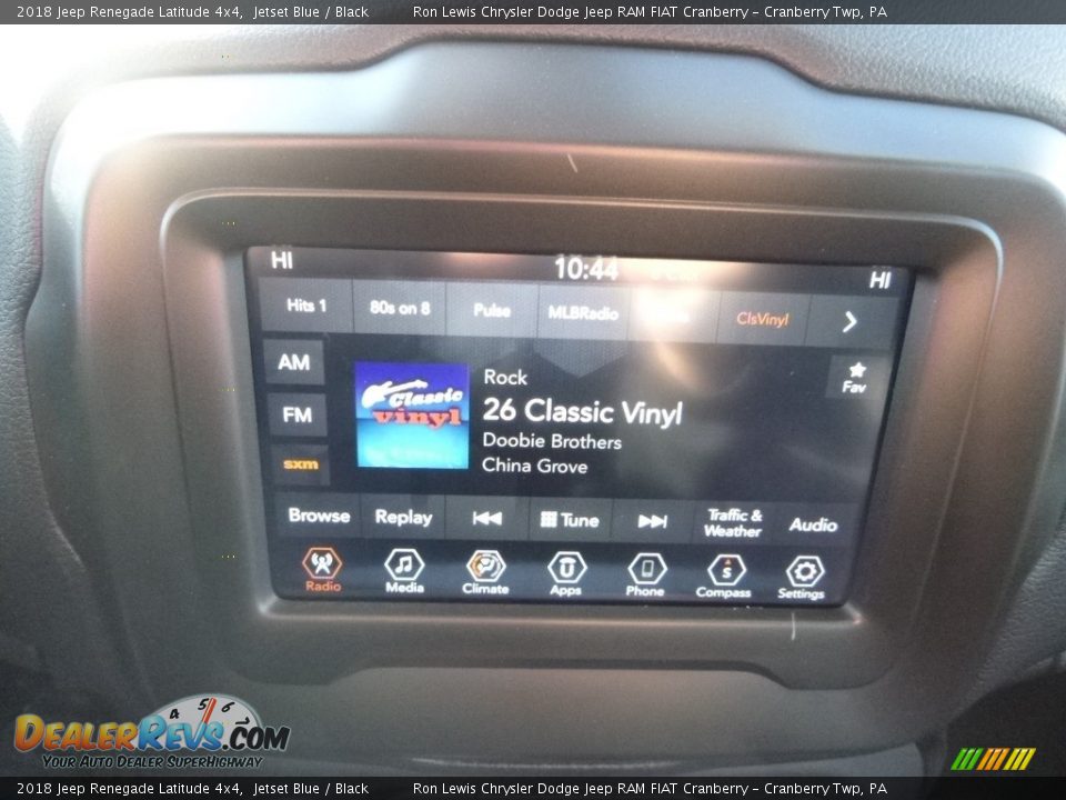 2018 Jeep Renegade Latitude 4x4 Jetset Blue / Black Photo #15