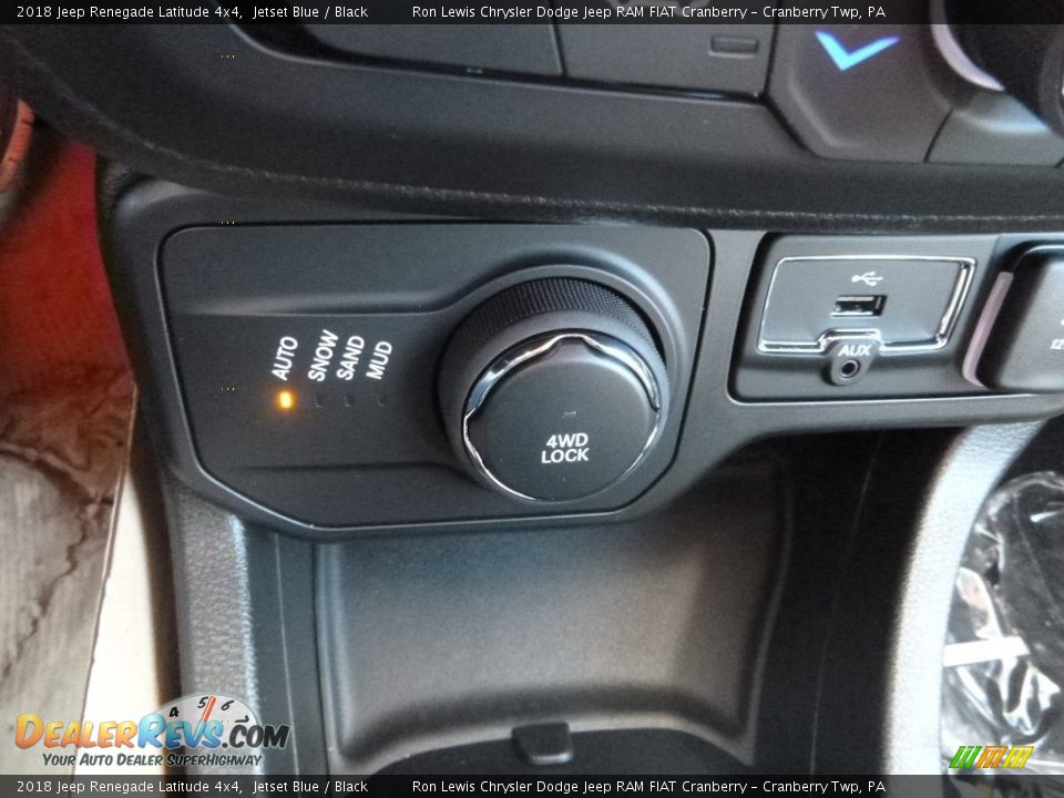 2018 Jeep Renegade Latitude 4x4 Jetset Blue / Black Photo #17