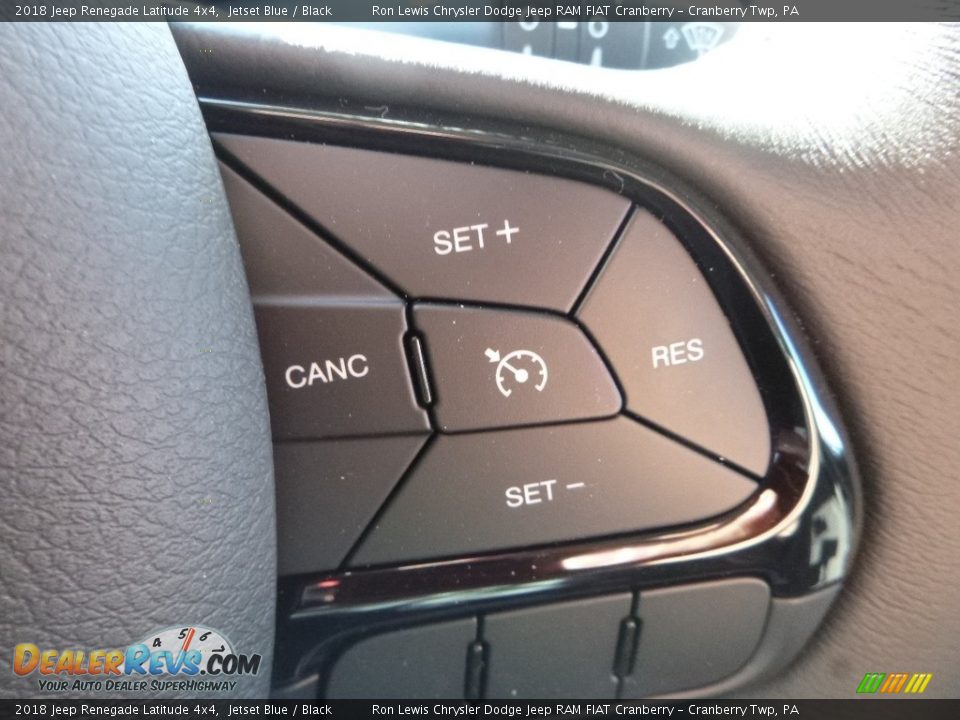 2018 Jeep Renegade Latitude 4x4 Jetset Blue / Black Photo #18