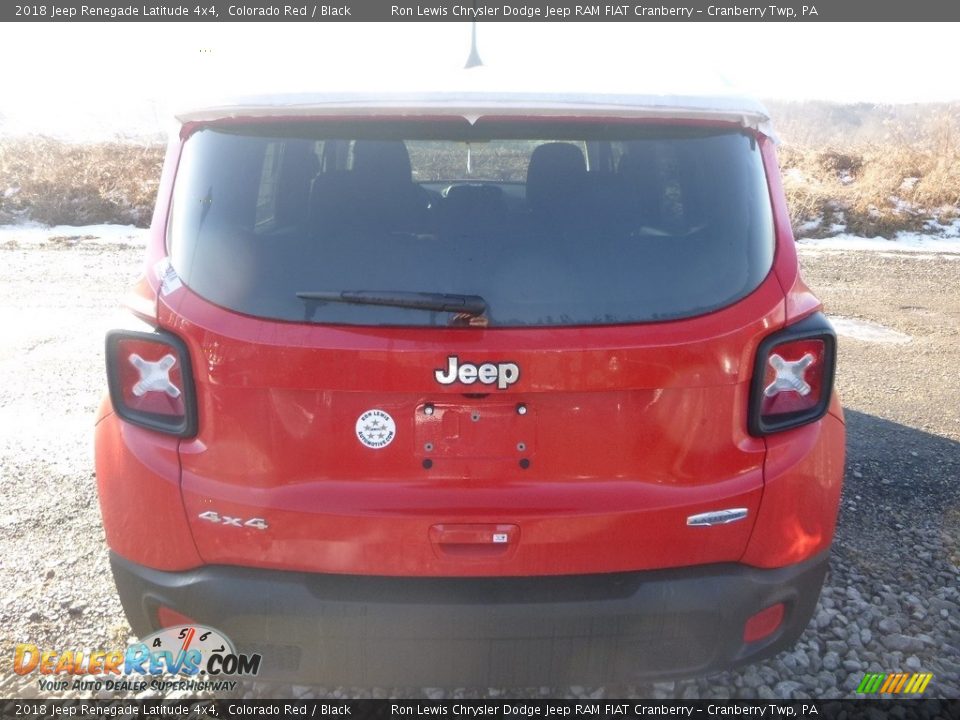 2018 Jeep Renegade Latitude 4x4 Colorado Red / Black Photo #4