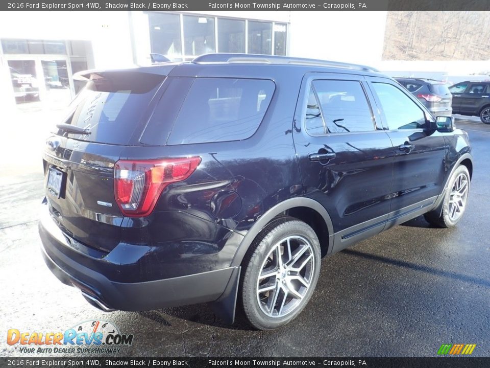 2016 Ford Explorer Sport 4WD Shadow Black / Ebony Black Photo #2