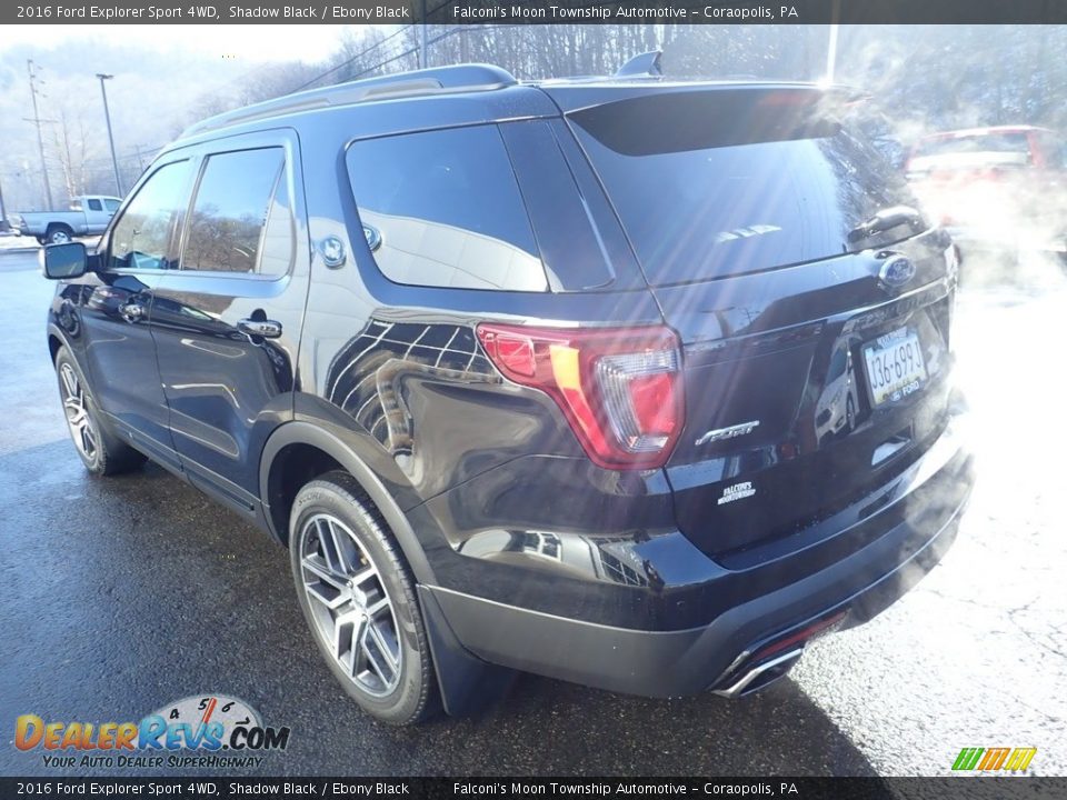 2016 Ford Explorer Sport 4WD Shadow Black / Ebony Black Photo #5