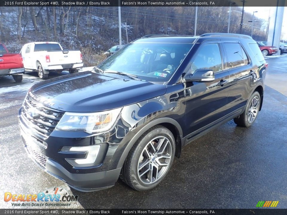 2016 Ford Explorer Sport 4WD Shadow Black / Ebony Black Photo #6
