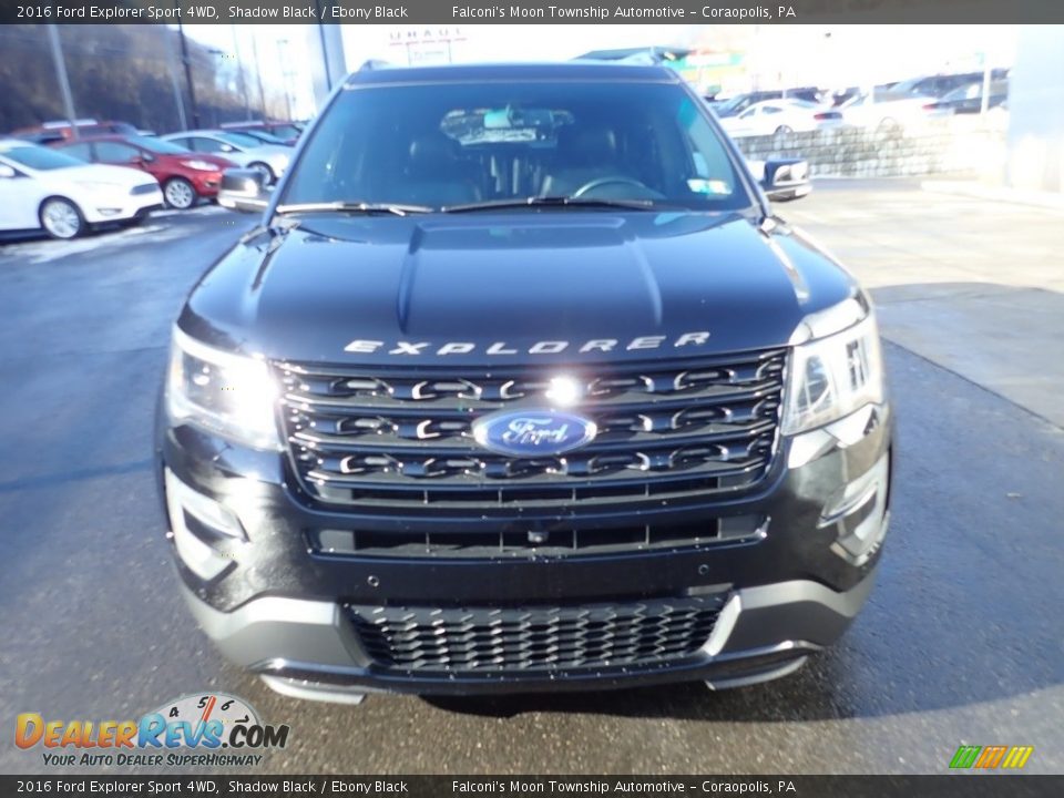 2016 Ford Explorer Sport 4WD Shadow Black / Ebony Black Photo #7