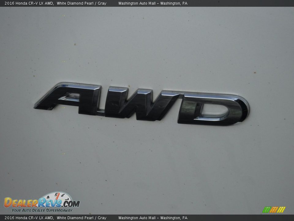 2016 Honda CR-V LX AWD White Diamond Pearl / Gray Photo #8