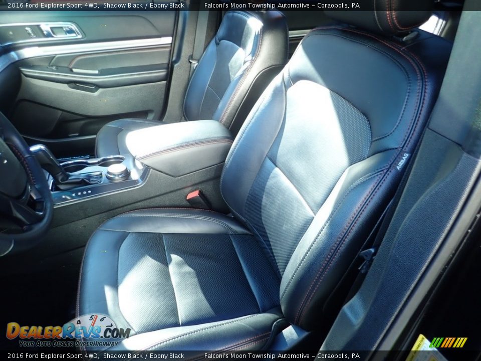 2016 Ford Explorer Sport 4WD Shadow Black / Ebony Black Photo #15