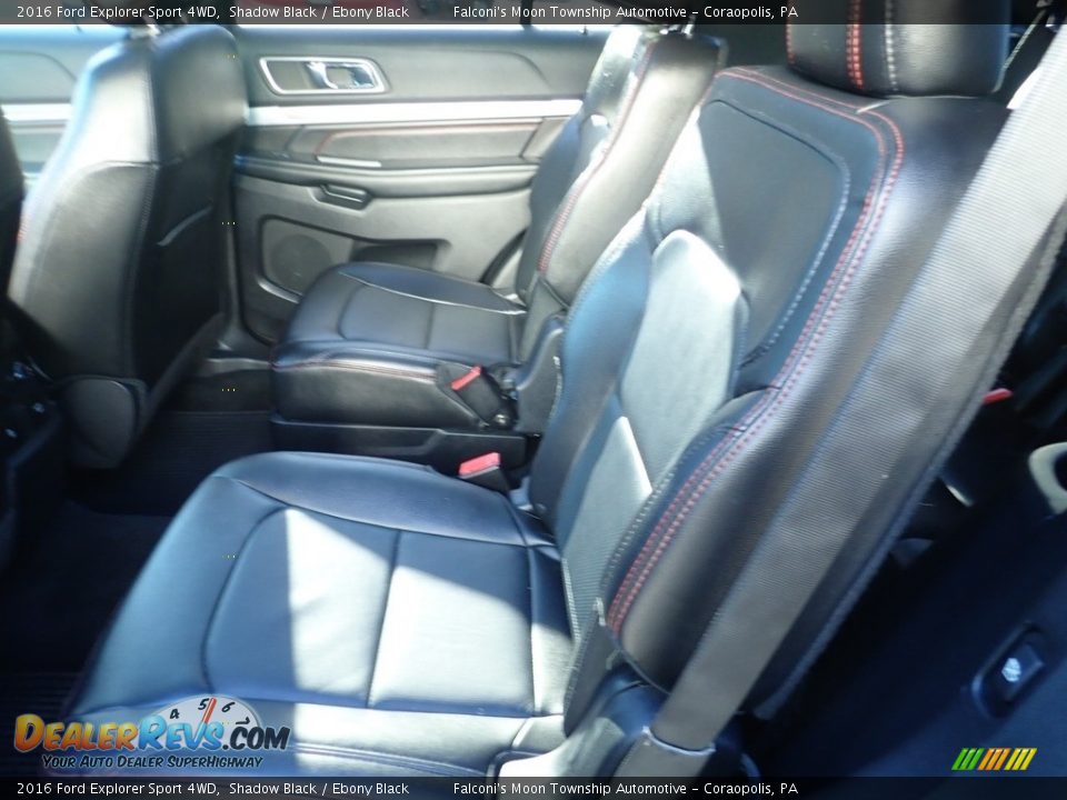 2016 Ford Explorer Sport 4WD Shadow Black / Ebony Black Photo #16