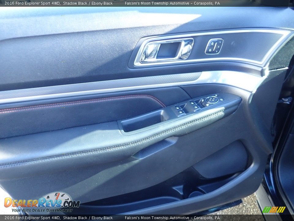 2016 Ford Explorer Sport 4WD Shadow Black / Ebony Black Photo #18