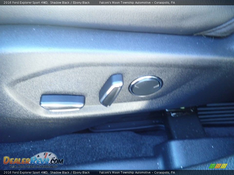 2016 Ford Explorer Sport 4WD Shadow Black / Ebony Black Photo #19