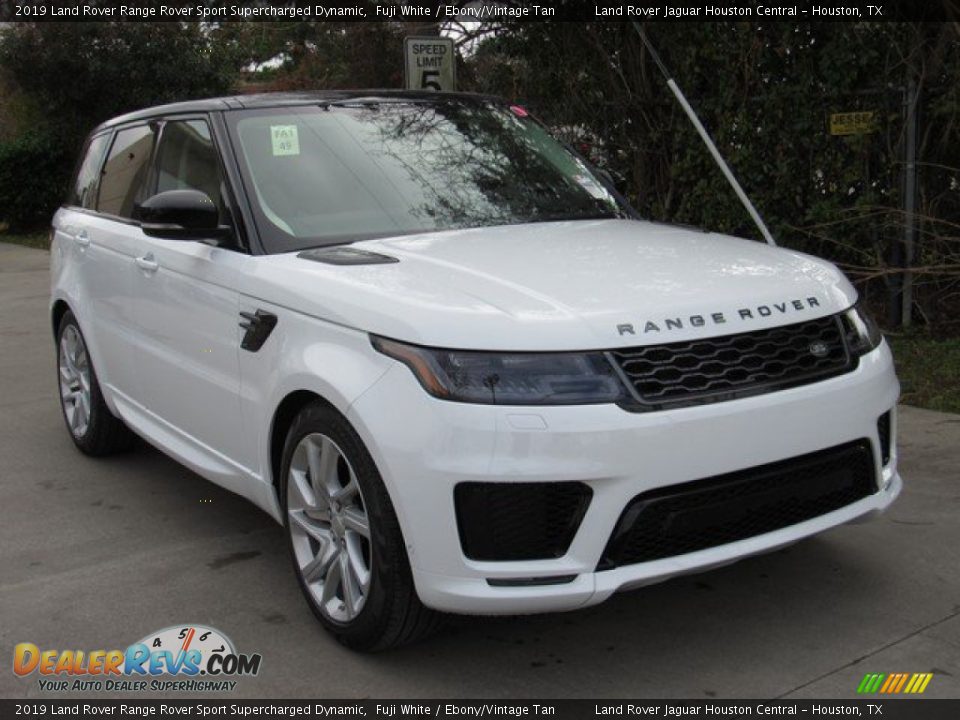 2019 Land Rover Range Rover Sport Supercharged Dynamic Fuji White / Ebony/Vintage Tan Photo #2