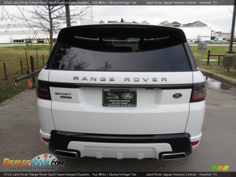 2019 Land Rover Range Rover Sport Supercharged Dynamic Fuji White / Ebony/Vintage Tan Photo #8
